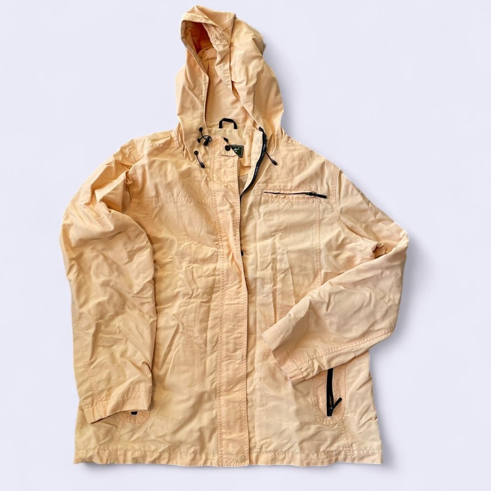 Eddie Bauer peach windbreaker coastal style size XL